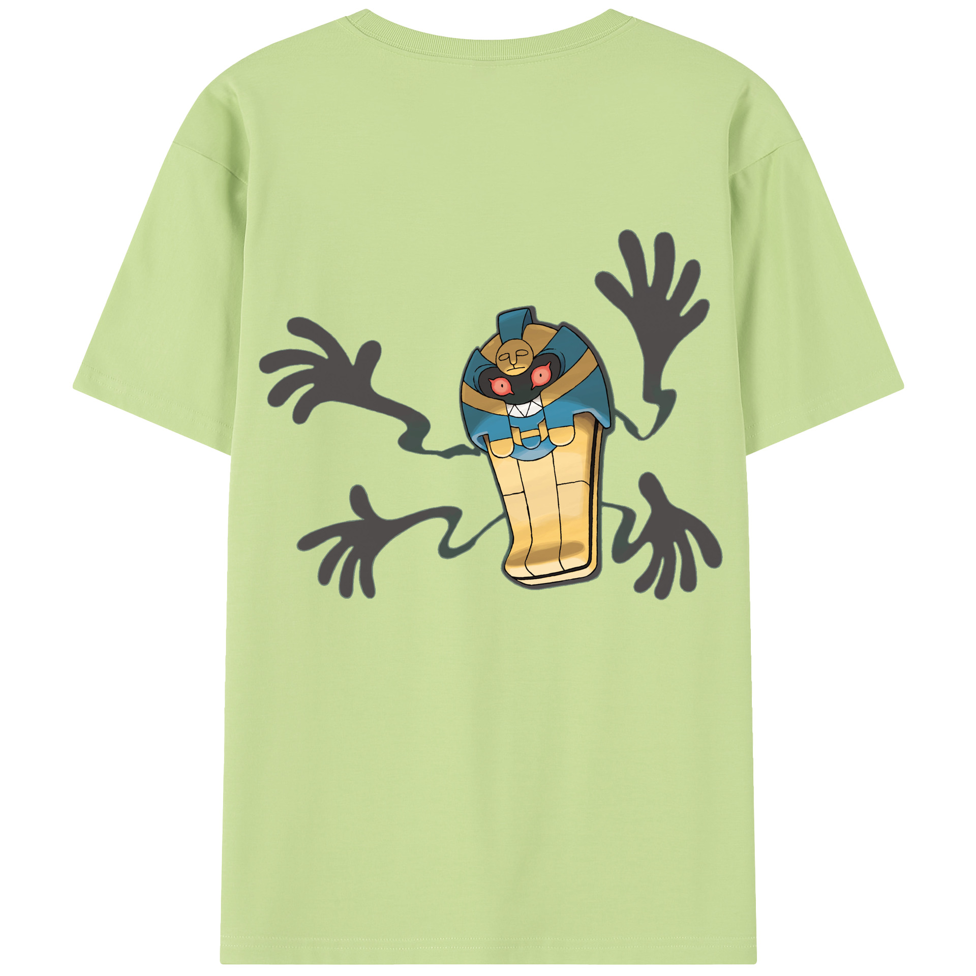 （画像用） ポケットモンスター Pokémon 綿100％半袖Tシャツ（背面プリント）